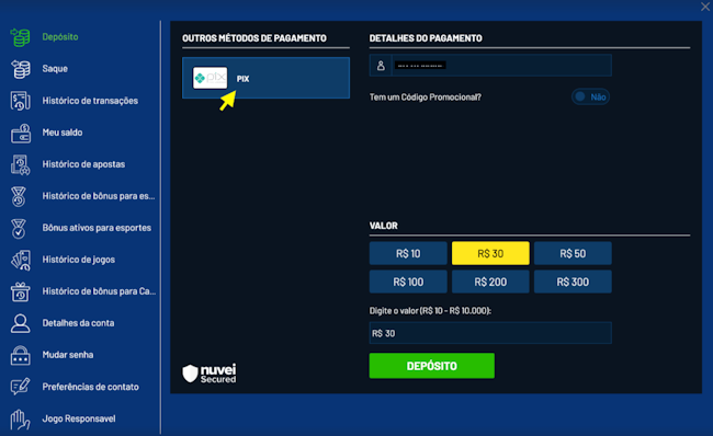 Betnova login